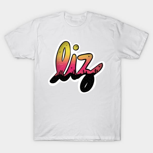 Sunset Liz T-Shirt by lizzyad